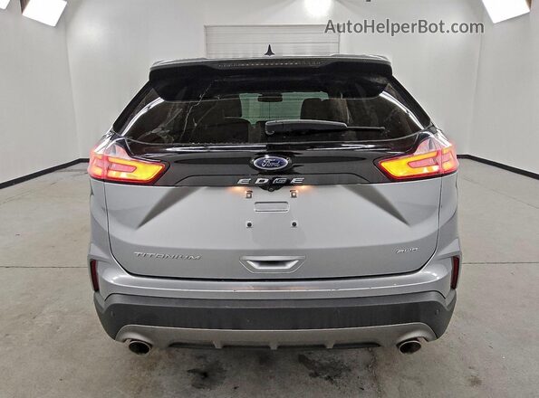 2FMPK4K92NBA55255 2022 FORD EDGE Silver Вид ззаду