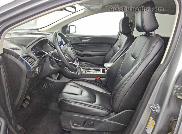 2FMPK4K92NBA55255 2022 FORD EDGE Silver Вид салону спереду