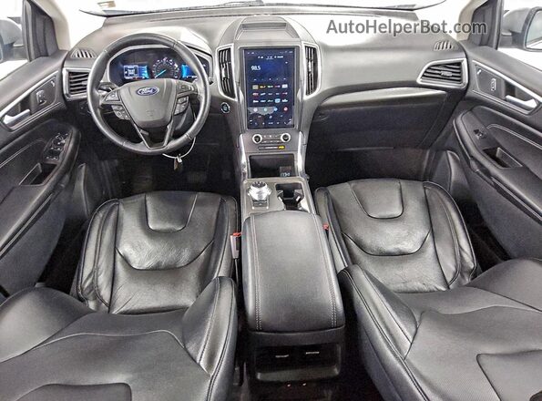 2FMPK4K92NBA55255 2022 FORD EDGE Silver Вид панелі приладів