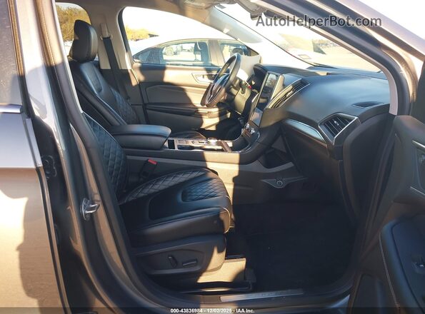 2FMPK4K97PBA27258 2023 FORD EDGE Gray წინა სალონის ხედი