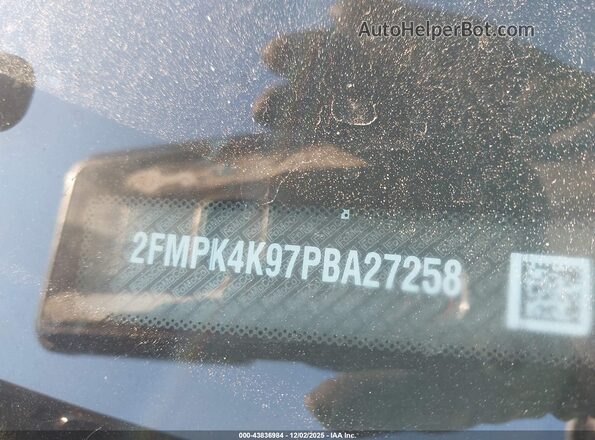 2FMPK4K97PBA27258 2023 FORD EDGE Gray ძრავის განყოფილების ხედი