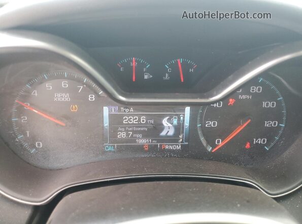 2G1105S30J9130546 2018 CHEVROLET IMPALA White Սարքավորումների վահանակի տեսք