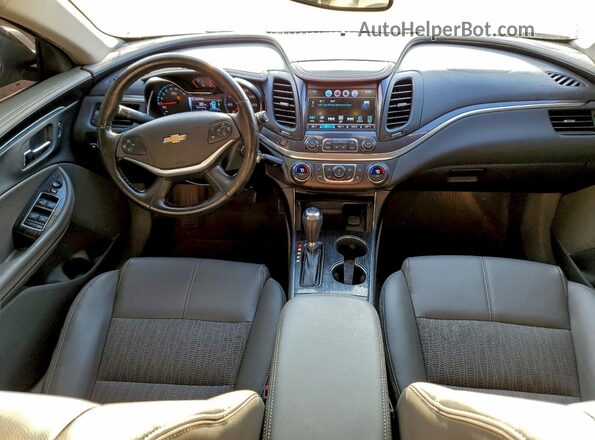 2G1105SA3H9138486 2017 CHEVROLET IMPALA White Widok deski rozdzielczej