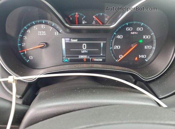 2G1145S30G9117261 2016 CHEVROLET IMPALA Silver Vista del cuadro de instrumentos
