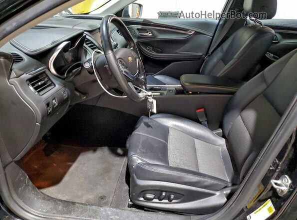 2G11Z5S30L9100892 2020 CHEVROLET IMPALA Black Widok wnętrza z przodu