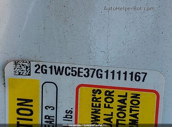 2G1WC5E37G1111167 2016 CHEVROLET IMPALA White Engine compartment view