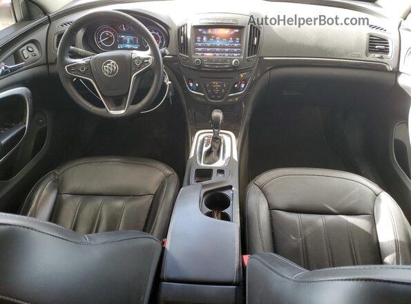 2G4GL5EX3H9147306 2017 BUICK REGAL Maroon Dashboard view