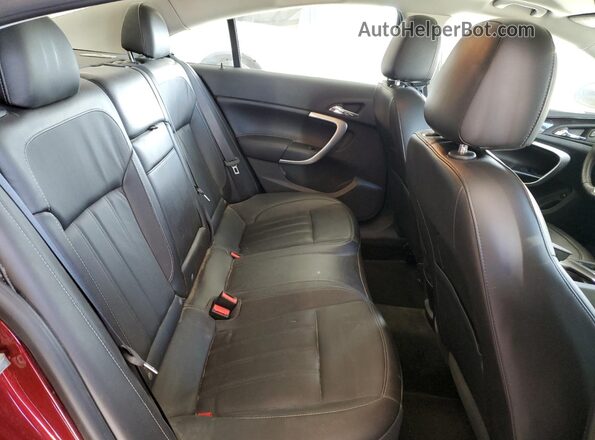 2G4GL5EX3H9147306 2017 BUICK REGAL Maroon Rear seats view
