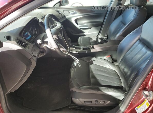 2G4GL5EX3H9147306 2017 BUICK REGAL Maroon Front interior view