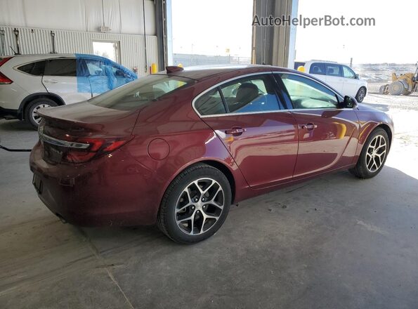 2G4GL5EX3H9147306 2017 BUICK REGAL Maroon Rear right