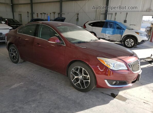 2G4GL5EX3H9147306 2017 BUICK REGAL Maroon Front right
