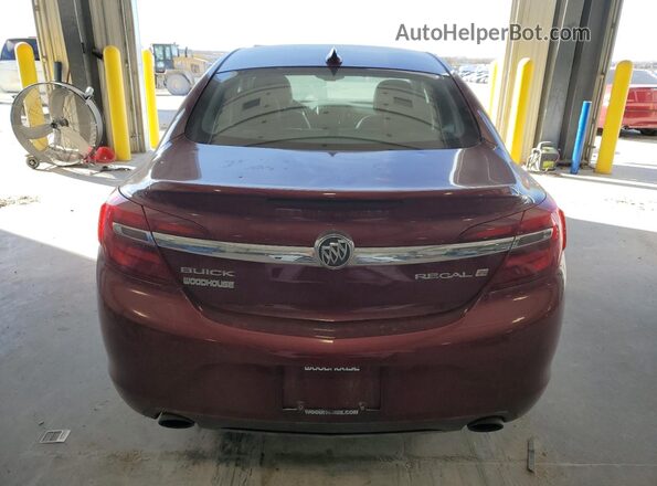 2G4GL5EX3H9147306 2017 BUICK REGAL Maroon Rear view