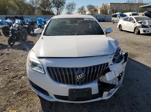 2G4GP5EX9G9160158 2016 BUICK REGAL White Front view