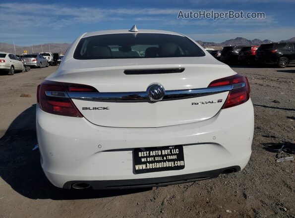 2G4GP5EX9G9160158 2016 BUICK REGAL White Rear view