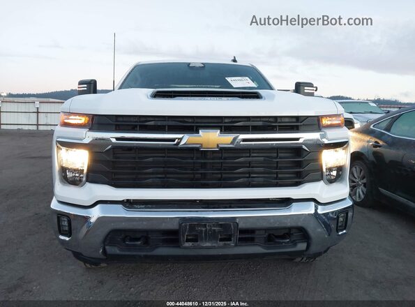 2GC1KNEYXS1229836 2025 CHEVROLET SILVERADO White Вид щитка приладів