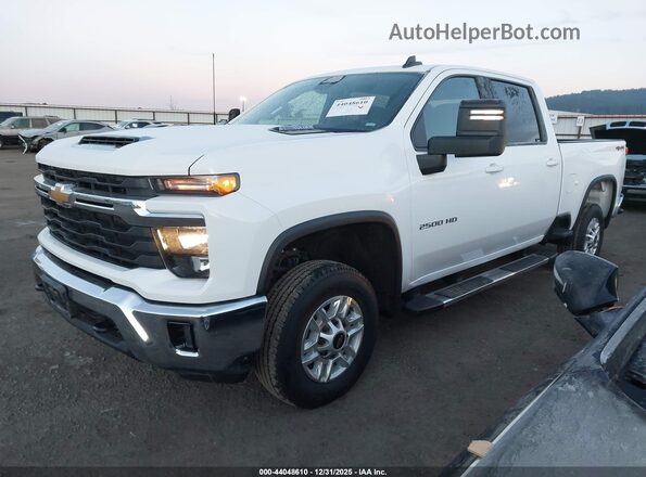 2GC1KNEYXS1229836 2025 CHEVROLET SILVERADO White Передня ліва чверть