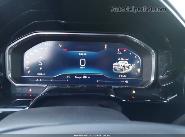 2GC1KNEYXS1229836 2025 CHEVROLET SILVERADO White Вид задніх сидінь