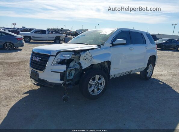 2GKALMEK4G6345843 2016 GMC TERRAIN White Widok z przodu