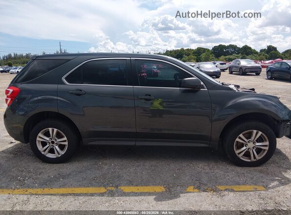 2GNALBEK5H1595498 2017 CHEVROLET EQUINOX Gray სალონის 360-გრადუსიანი ხედი