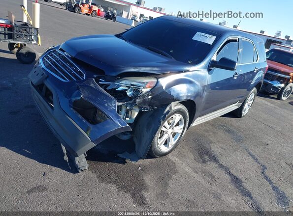 2GNALBEK6H1523032 2017 CHEVROLET EQUINOX Blue Առջևի ձախ երեք քառորդ տեսարան