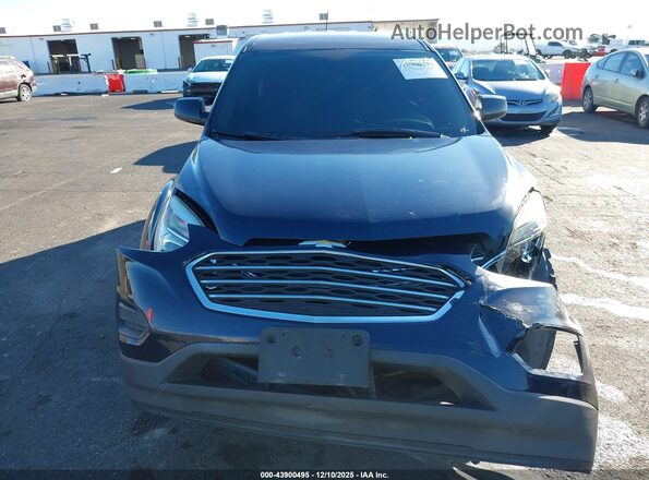 2GNALBEK6H1523032 2017 CHEVROLET EQUINOX Blue Առջևի վահանակի տեսք