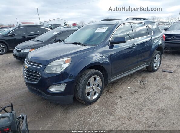 2GNALCEK2G1128639 2016 CHEVROLET EQUINOX Blue Передня ліва чверть