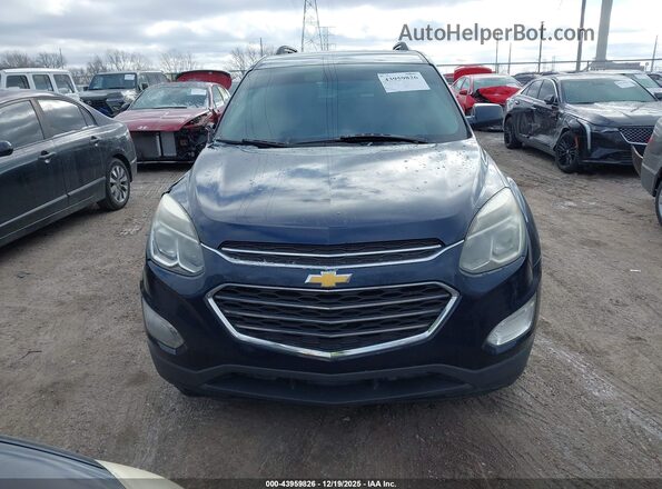 2GNALCEK2G1128639 2016 CHEVROLET EQUINOX Blue Вид щитка приладів
