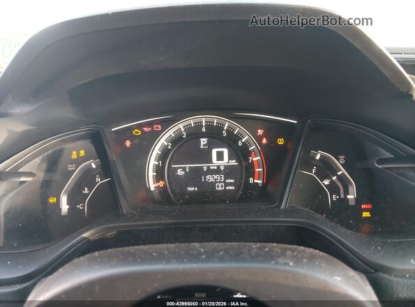 2HGFC2F54GH524582 2016 HONDA CIVIC Gray უკანა სავარძლების ხედი