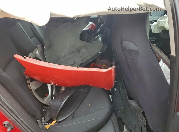 2HGFC2F59JH583053 2018 HONDA CIVIC Red უკანა სავარძლების ხედი