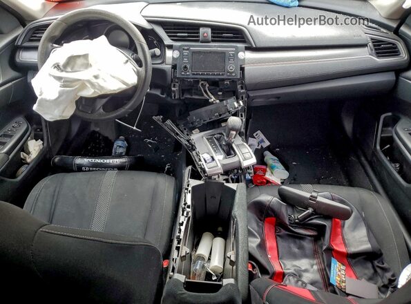 2HGFC2F59JH583053 2018 HONDA CIVIC Red წინა პანელის ხედი