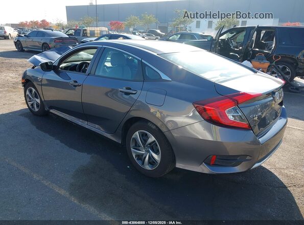 2HGFC2F67KH580548 2019 HONDA CIVIC Gray Հետևի ձախ