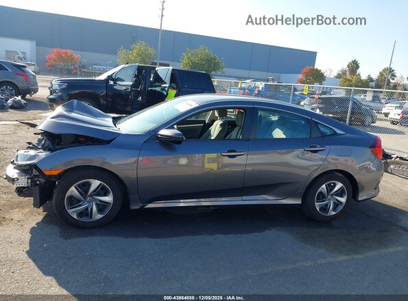 2HGFC2F67KH580548 2019 HONDA CIVIC Gray Սալոնի 360 աստիճան տեսք
