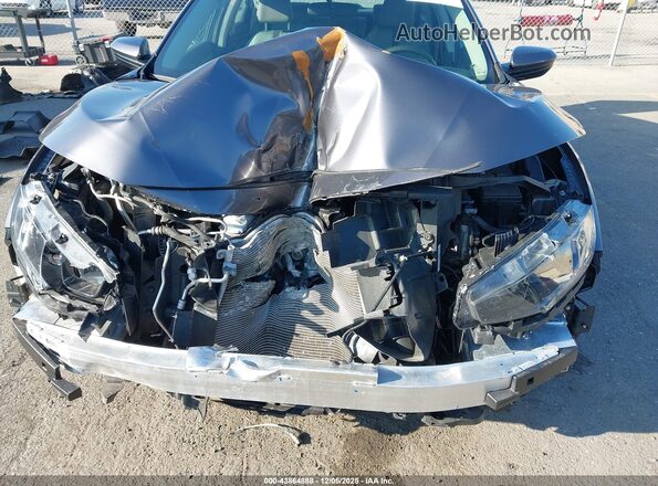 2HGFC2F67KH580548 2019 HONDA CIVIC Gray Դիմացի տեսք
