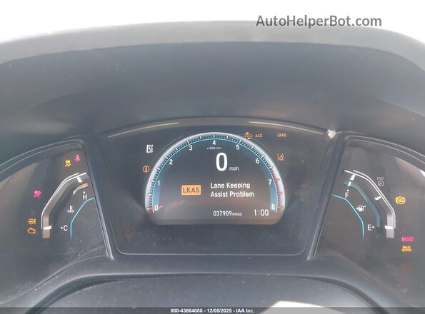 2HGFC2F67KH580548 2019 HONDA CIVIC Gray Հետևի նստատեղերի տեսք