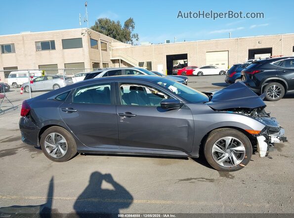 2HGFC2F67KH580548 2019 HONDA CIVIC Gray Սալոնի հետևի տեսք