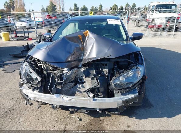 2HGFC2F67KH580548 2019 HONDA CIVIC Gray Սարքավորումների վահանակի տեսք