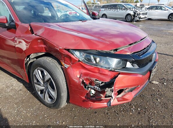 2HGFC2F69MH558411 2021 HONDA CIVIC Orange Front view