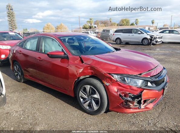 2HGFC2F69MH558411 2021 HONDA CIVIC Orange Rear interior view