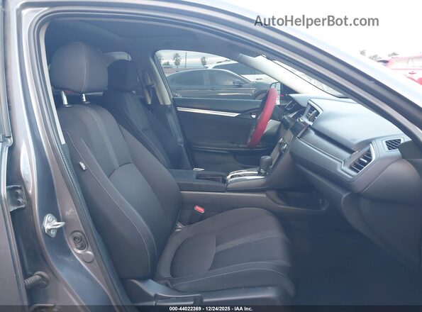 2HGFC2F77JH529591 2018 HONDA CIVIC Gray წინა სალონის ხედი