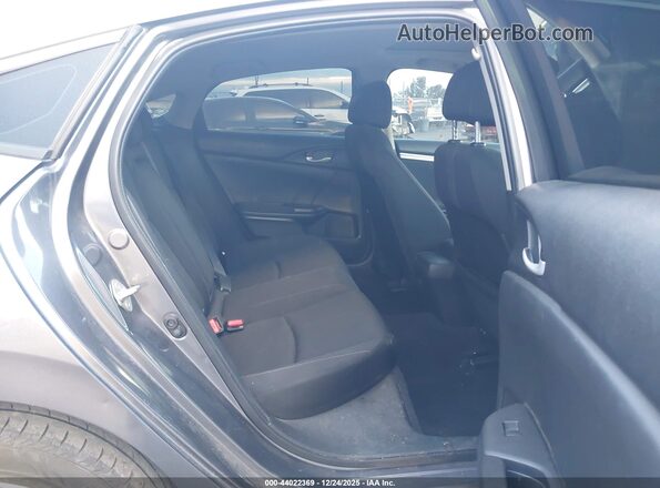 2HGFC2F77JH529591 2018 HONDA CIVIC Gray VIN კოდის სტიკერის ხედი