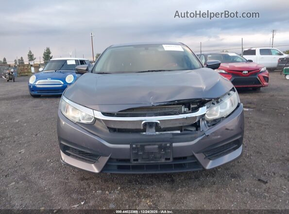 2HGFC2F77JH529591 2018 HONDA CIVIC Gray ხელსაწყოთა პანელის ხედი
