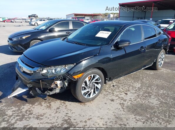 2HGFC2F79JH502490 2018 HONDA CIVIC Black წინა მარცხენა ხედი სამი მეოთხედიდან