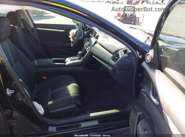 2HGFC2F79JH502490 2018 HONDA CIVIC Black წინა სალონის ხედი