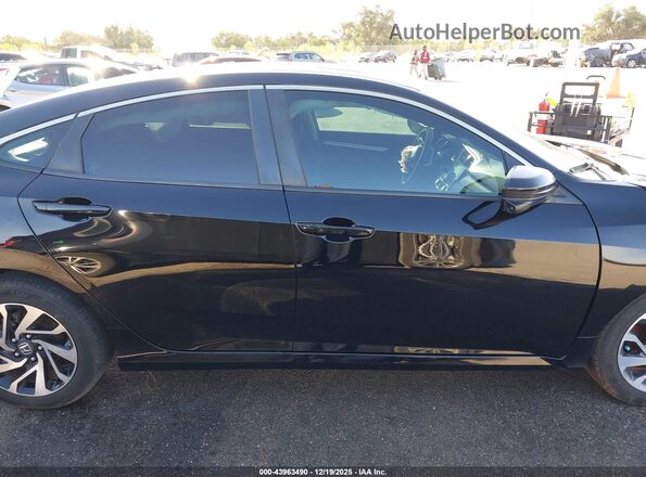 2HGFC2F79JH502490 2018 HONDA CIVIC Black ხელსაწყოთა პანელის ხედი
