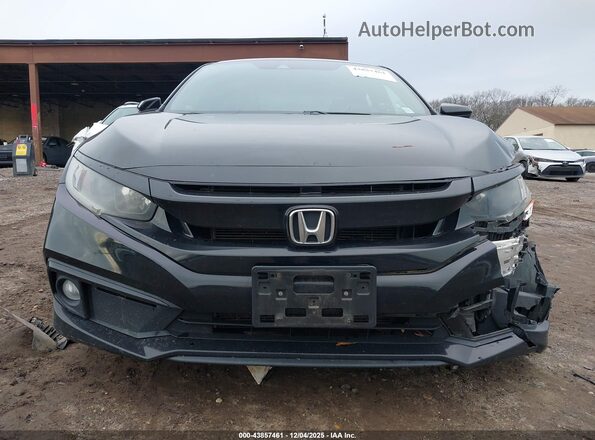 2HGFC2F83KH514144 2019 HONDA CIVIC Black Vista del cuadro de instrumentos