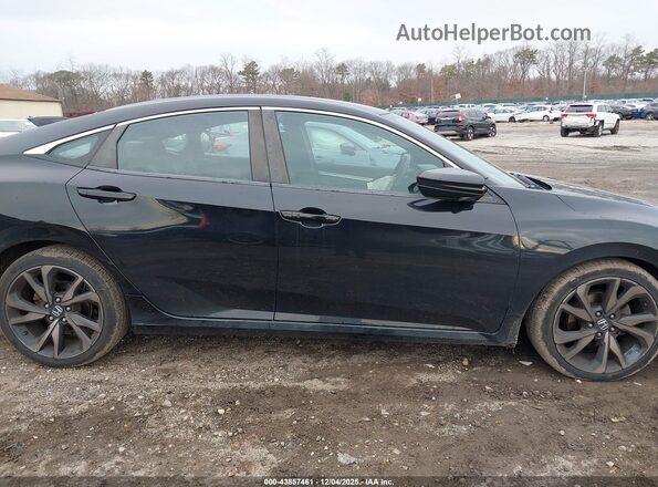 2HGFC2F83KH514144 2019 HONDA CIVIC Black Vista interior trasera