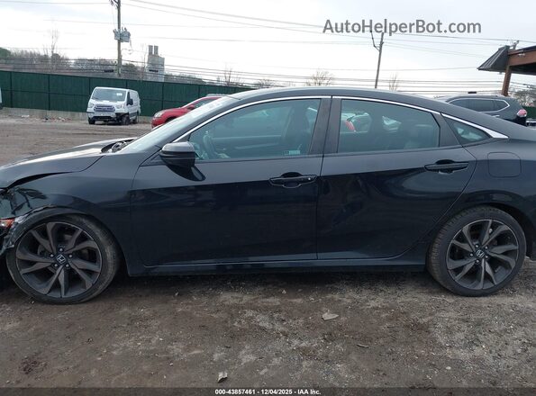 2HGFC2F83KH514144 2019 HONDA CIVIC Black Vista interior de 360 grados