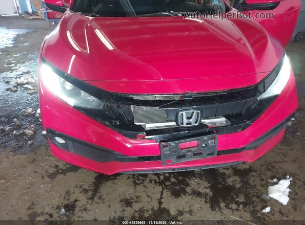2HGFC2F83LH581098 2020 HONDA CIVIC Red წინა ხედი