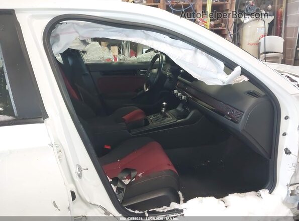 2HGFE1E55NH477517 2022 HONDA CIVIC White წინა სალონის ხედი