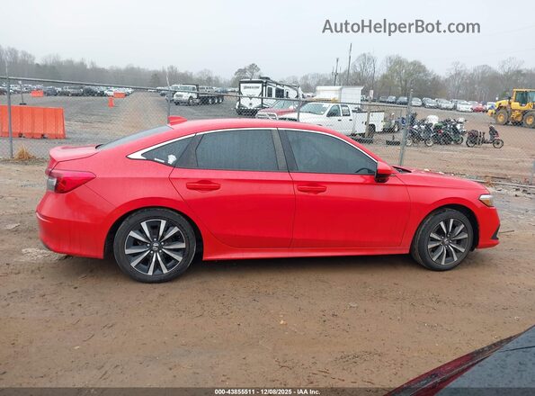 2HGFE1F77NH306669 2022 HONDA CIVIC Red Vista interior trasera